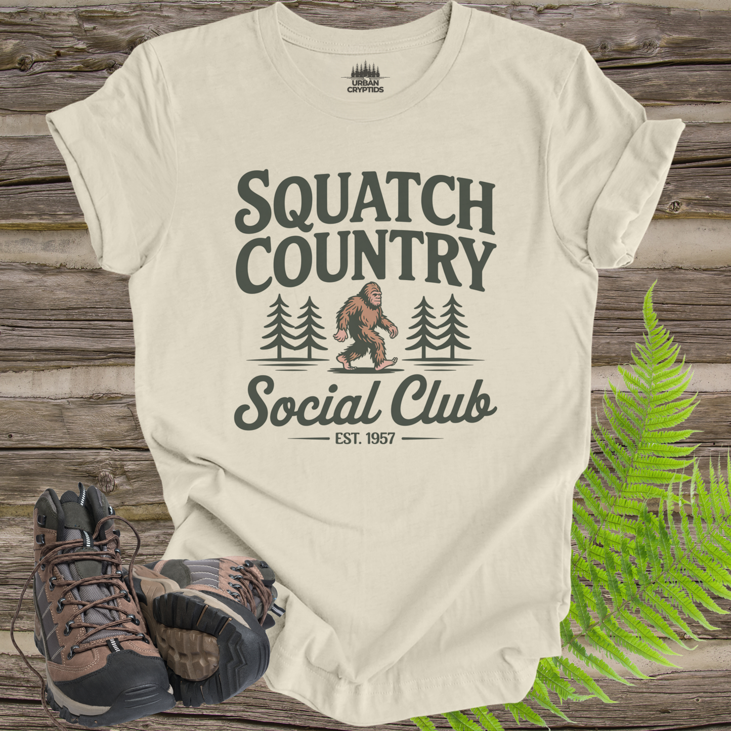 Squatch Country Social Club – Funny Bigfoot Shirt