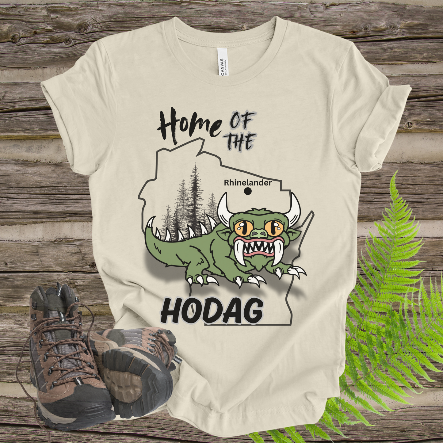 Rhinelander WI Home of the Hodag T-Shirt