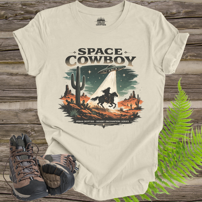Space Cowboy Shirt – UFO Desert Western Graphic Tee