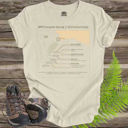 Nimitz AESA Tactical Display Tee – UAP Encounter File Shirt