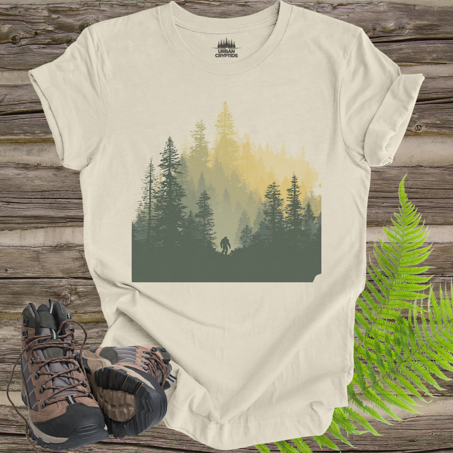 Wildman Chronicles: Into the Mist | Ape Canyon 1924 Bigfoot T-Shirt