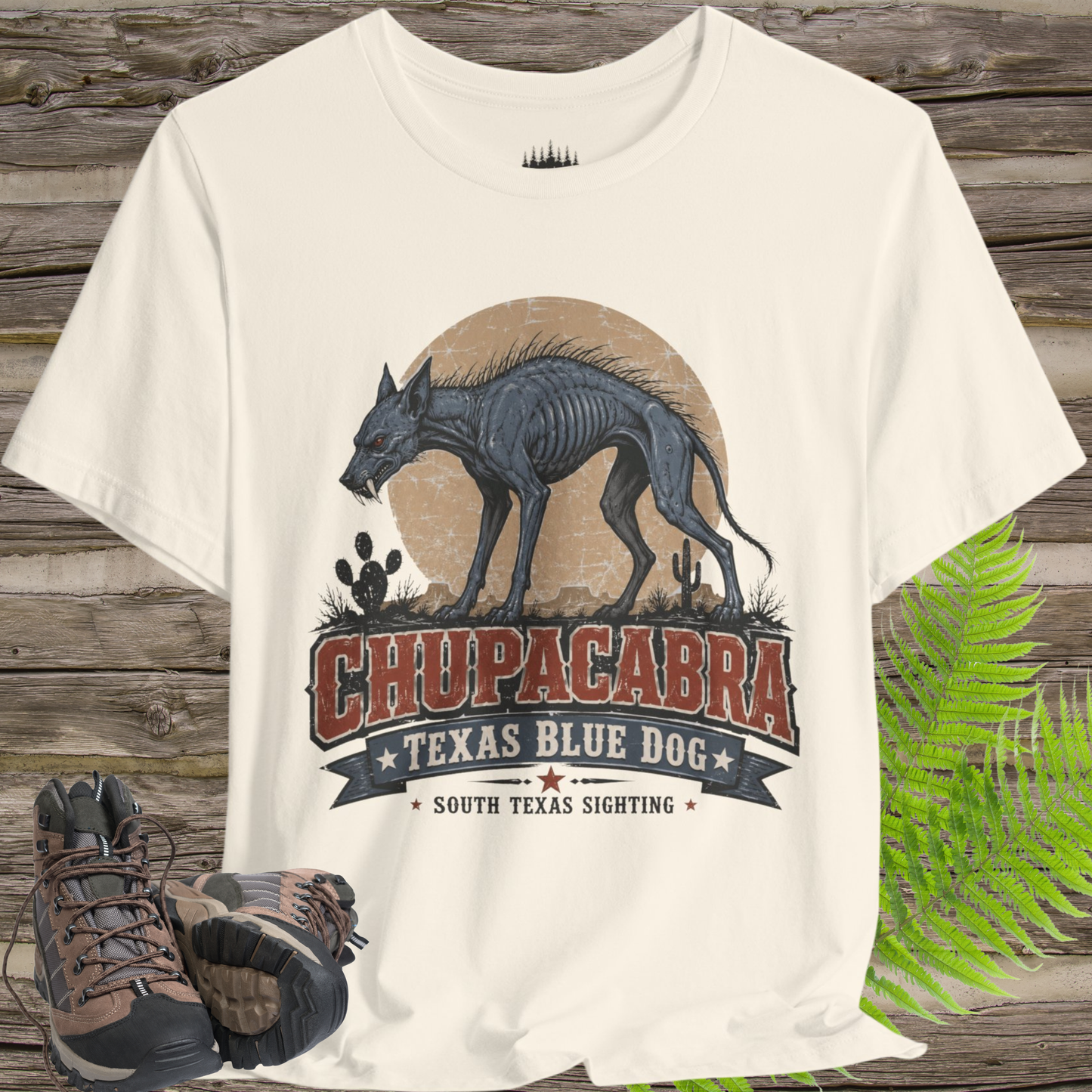 Chupacabra Texas Blue Dog T-Shirt