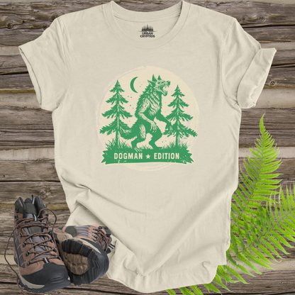 Camp Cryptid “Dogman Edition” T-Shirt – Vintage Werewolf Forest Tee