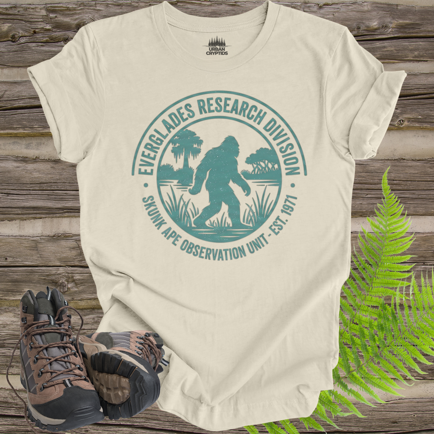 Everglades Research Division Skunk Ape T-Shirt – Florida Cryptid Investigation Tee