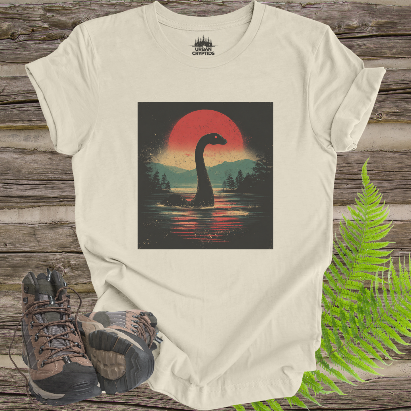 Vintage Loch Ness Monster Poster Tee – Retro Cryptid Lake Ness T-Shirt