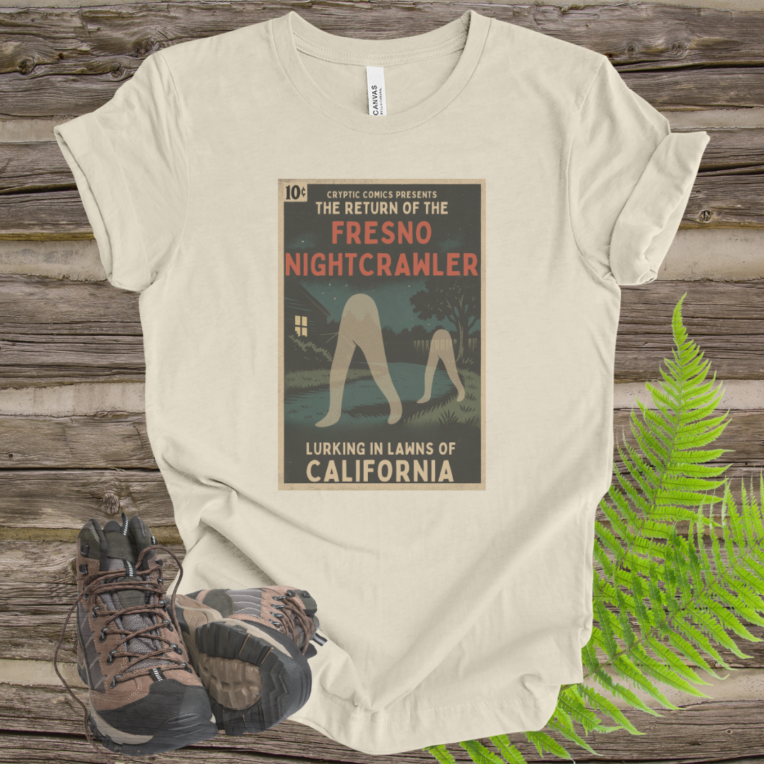T-Shirt California Fresno Nightcrawler Comic Book Style