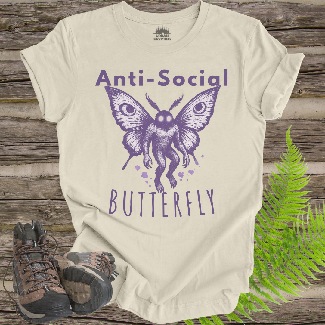 Anti-Social Butterfly Mothman Tee