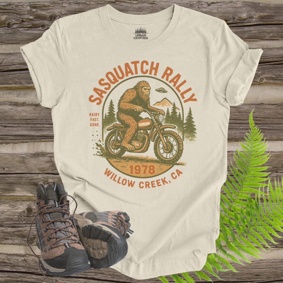 Sasquatch Rally Vintage Bigfoot T-Shirt – Willow Creek, CA