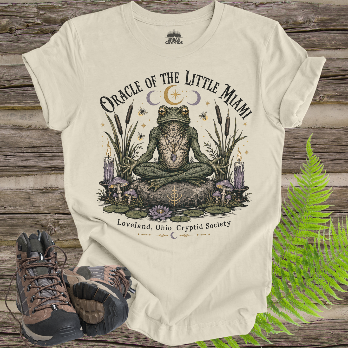 Loveland Frogman T-Shirt – Oracle of the Little Miami Ohio Cryptid Tee