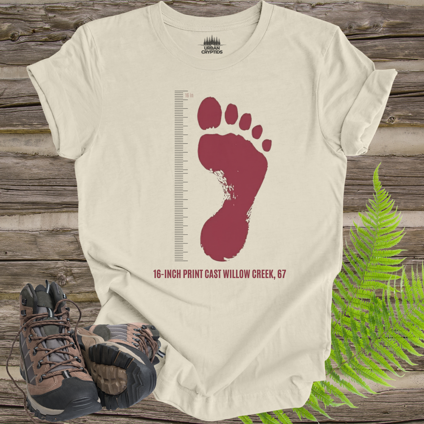 Willow Creek Bigfoot Museum T-Shirt – California Bigfoot Capital Footprint Tee