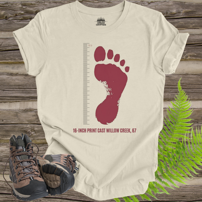 Willow Creek Bigfoot Museum T-Shirt – California Bigfoot Capital Footprint Tee