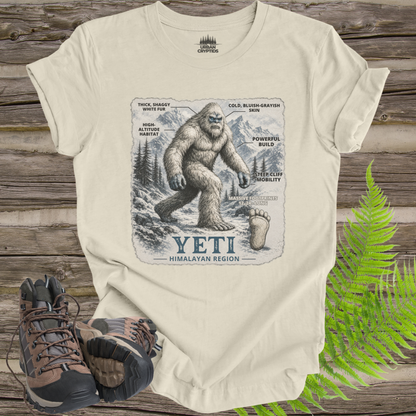 Himalayan Yeti Tee | Hominid Series Cryptid Field Guide Shirt