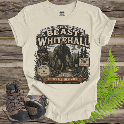 Beast of Whitehall T-Shirt – Adirondack Bigfoot Cryptid Shirt