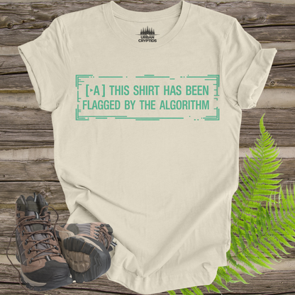 Flagged by the Algorithm T-Shirt | Funny Tech & Conspiracy Tee – Urban Cryptids