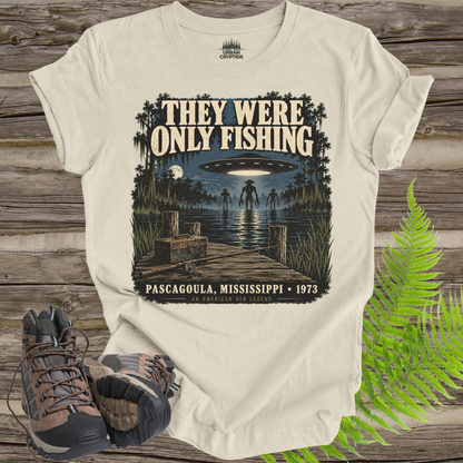 They Were Only Fishing T-Shirt | Pascagoula UFO Encounter
