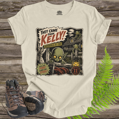 They Came From Kelly! | Vintage 1955 Hopkinsville Goblin Horror Comic T-Shirt