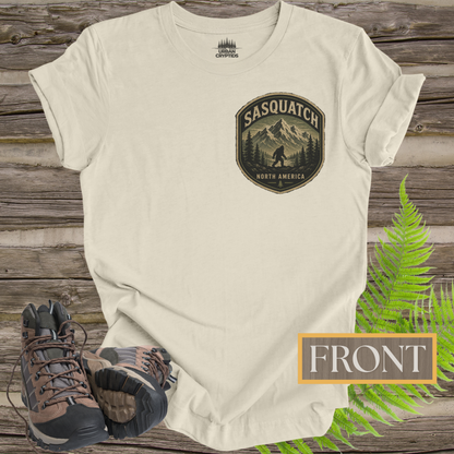 Wildman Chronicles: The Many Names of Sasquatch | Bigfoot Back Print T-Shirt