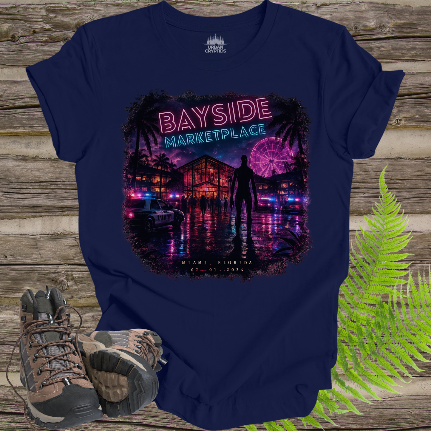 Bayside Marketplace | Miami, Florida Shadow Entity T-Shirt