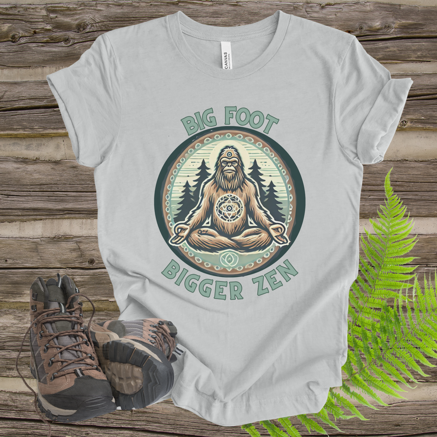 Bigfoot Zen Yoga Tee