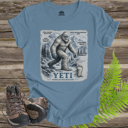 Himalayan Yeti Tee | Hominid Series Cryptid Field Guide Shirt