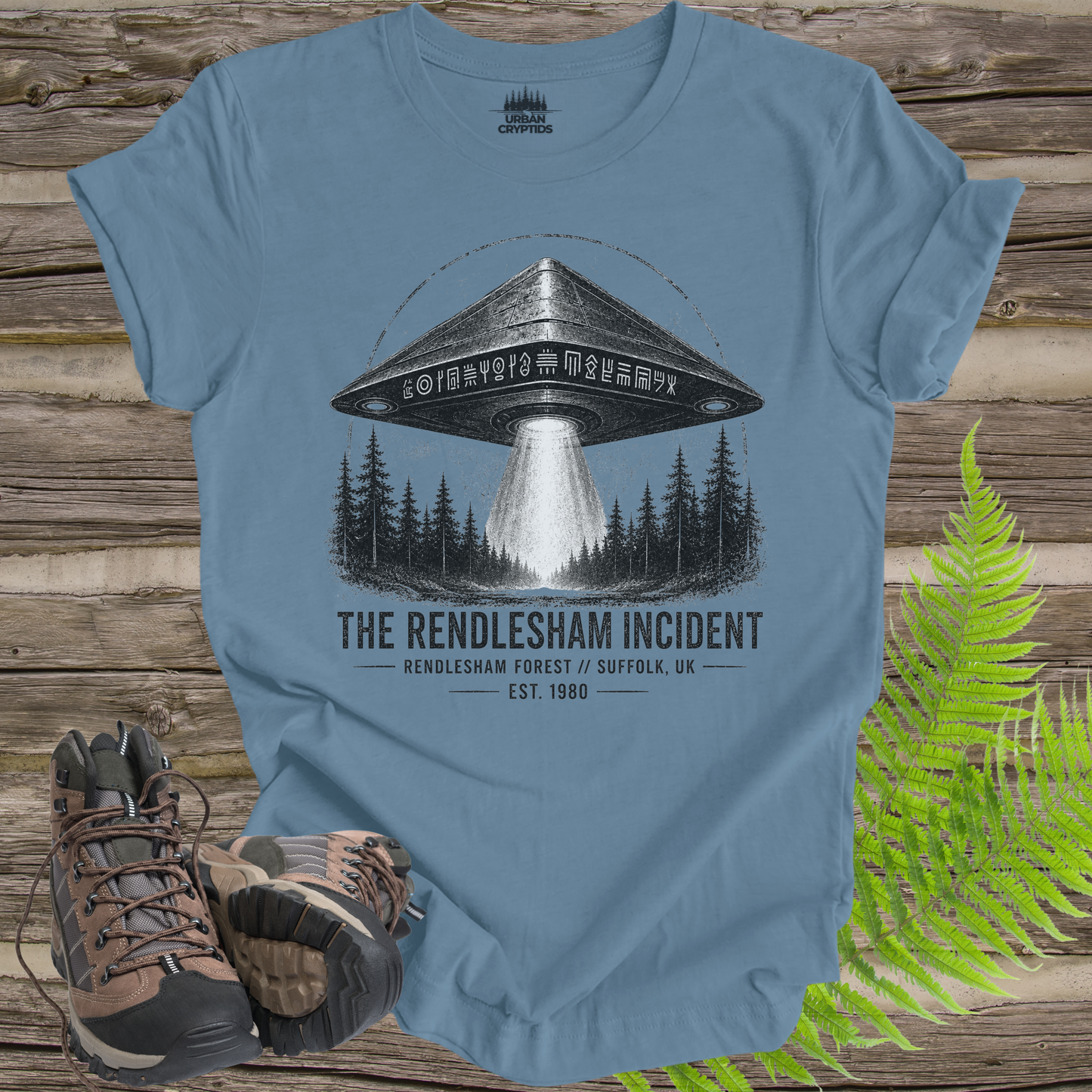 The Rendlesham Incident UFO T-Shirt – Suffolk Forest Encounter