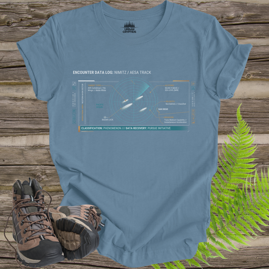 Nimitz AESA Track Tee – UAP Radar Encounter File Shirt