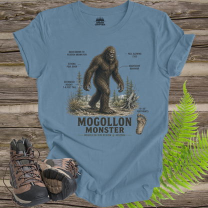 Mogollon Monster Tee | Hominid Series Arizona Cryptid Field Guide Shirt