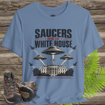 Saucers Over the White House T-Shirt – 1952 Restricted Airspace Incident