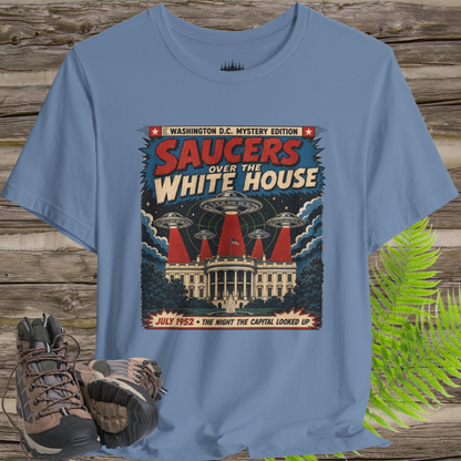 Saucers Over the White House T-Shirt – 1952 Washington UFO Mystery