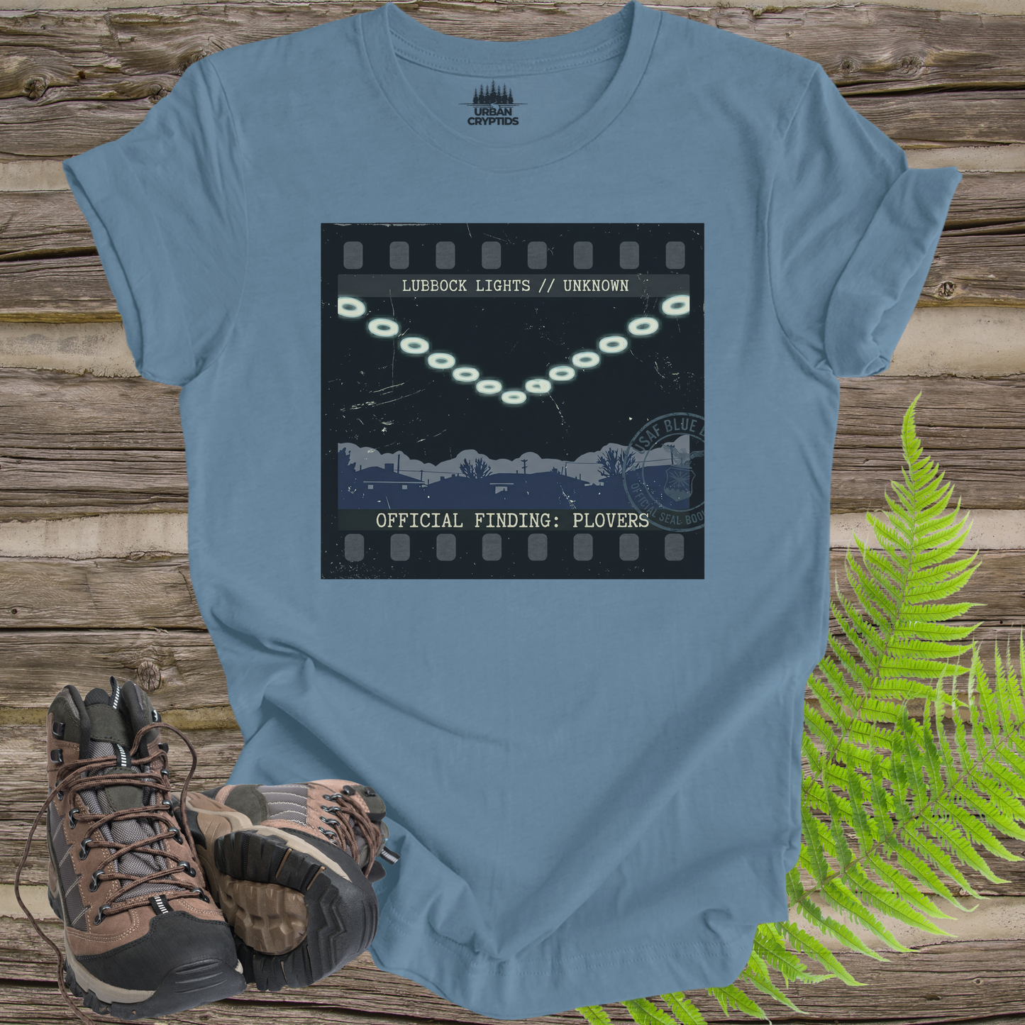 Lubbock Lights 1951 | Project Blue Book UFO Case File T-Shirt