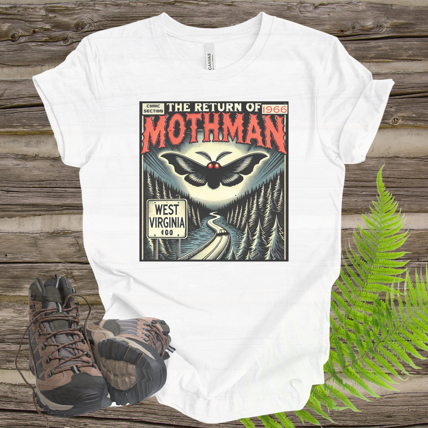 Mothman T-Shirt - West Virginia Legend Unisex Tee