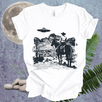 UFO Cowboy Black/White