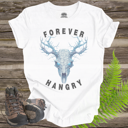 Forever Hangry Wendigo T-Shirt – Cryptid Horror Graphic Tee