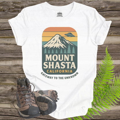 Mount Shasta UFO T-Shirt – Gateway to the Unknown (California Design)