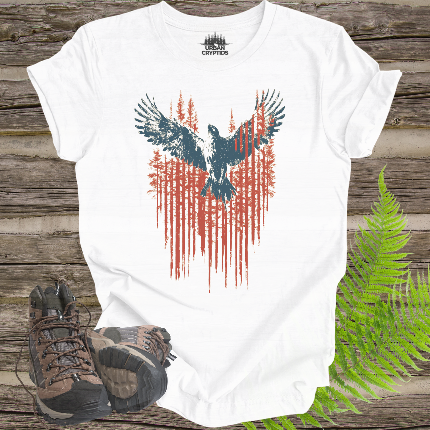 Thunderbird Forest Spirit T-Shirt | Native Legend Cryptid Tee – Urban Cryptids