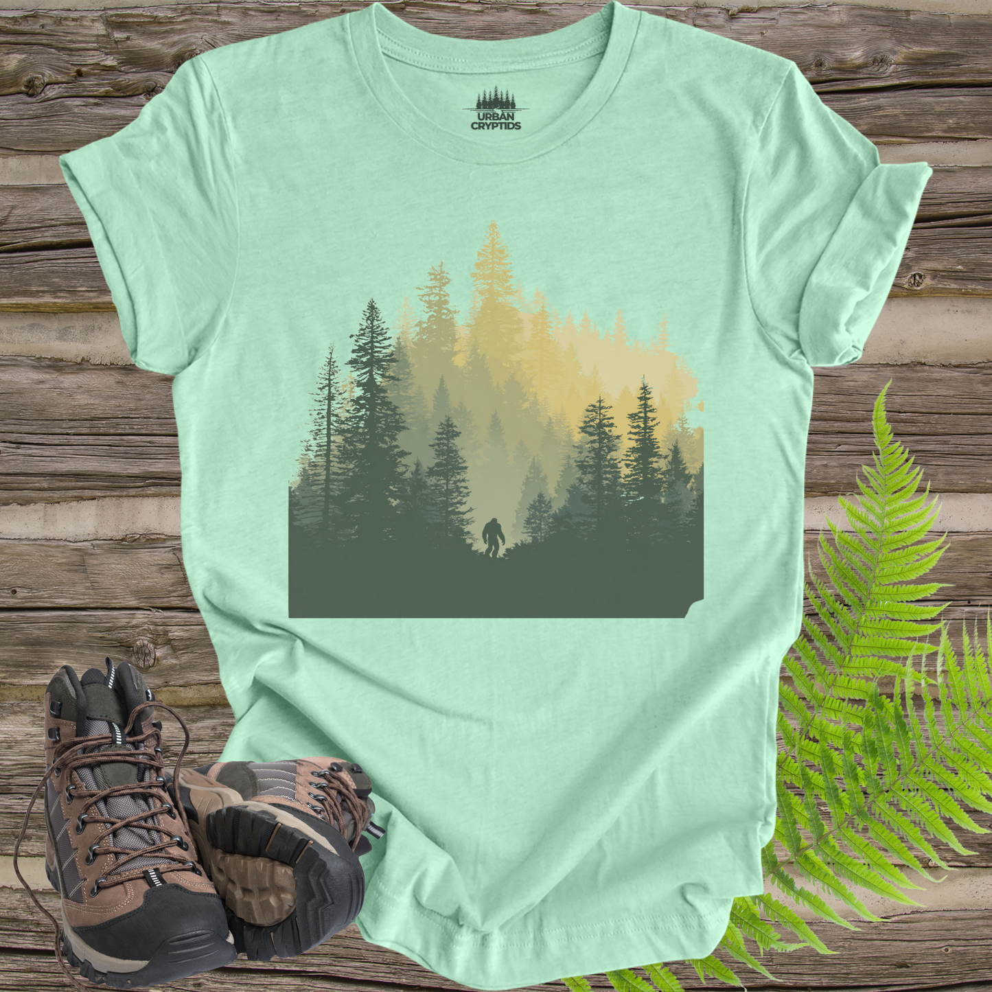 Wildman Chronicles: Into the Mist | Ape Canyon 1924 Bigfoot T-Shirt